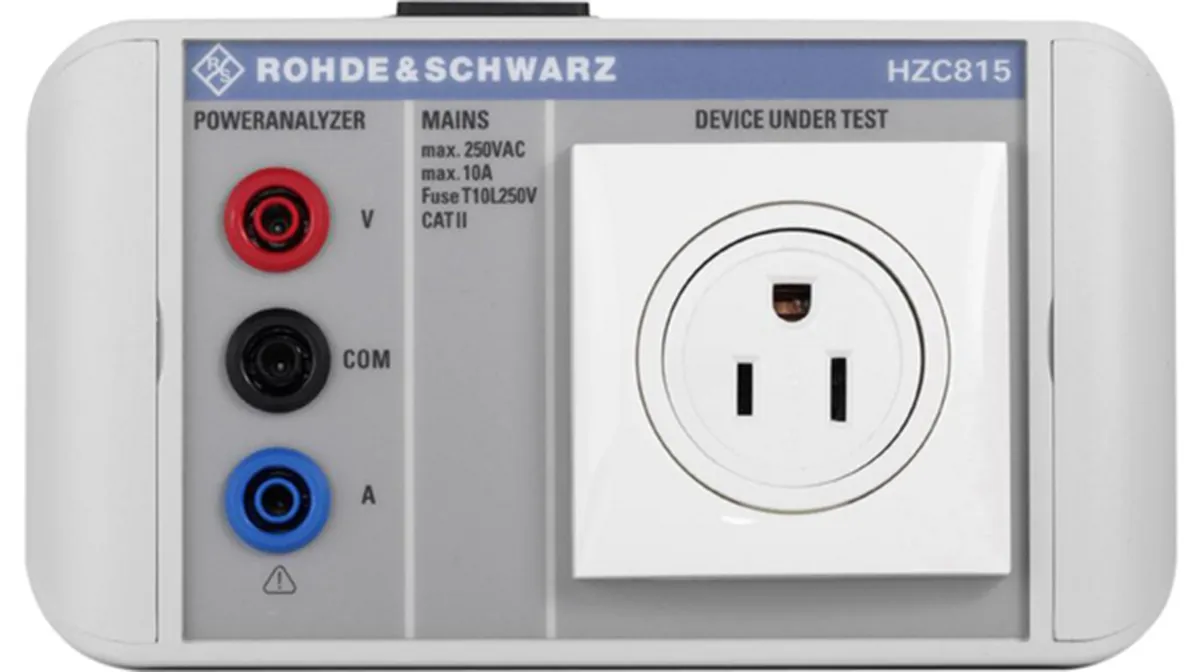 Adattatore per analizzatore di qualità di alimentazione Rohde & Schwarz HZC815-US Analizzatore di potenza HMC8015