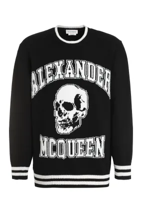 Alexander McQueen Maglione in lana e cachemire