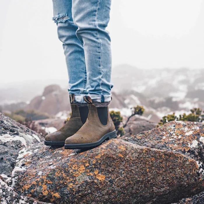 Blundstone 1615 dark olive waxed suede