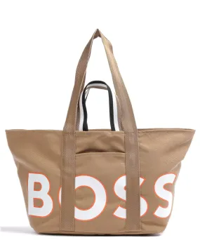  BOSS Deva Borsa shopper poliestere beige  