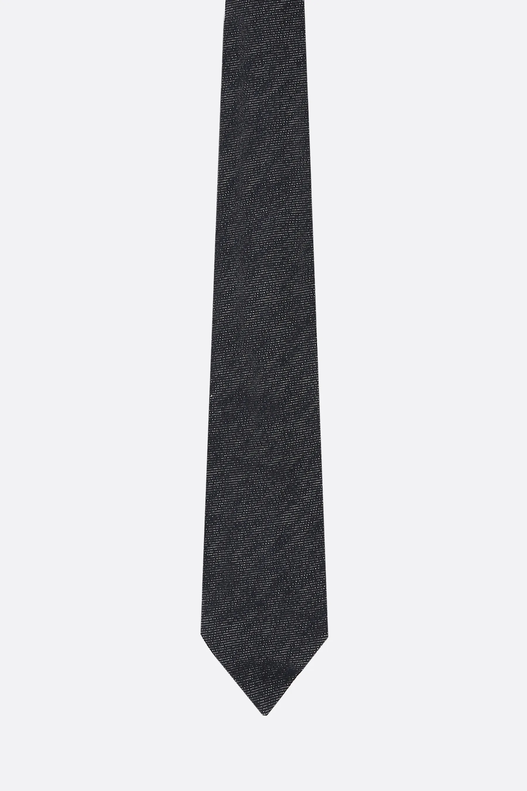  BRUNELLO CUCINELLI cravatta in denim 