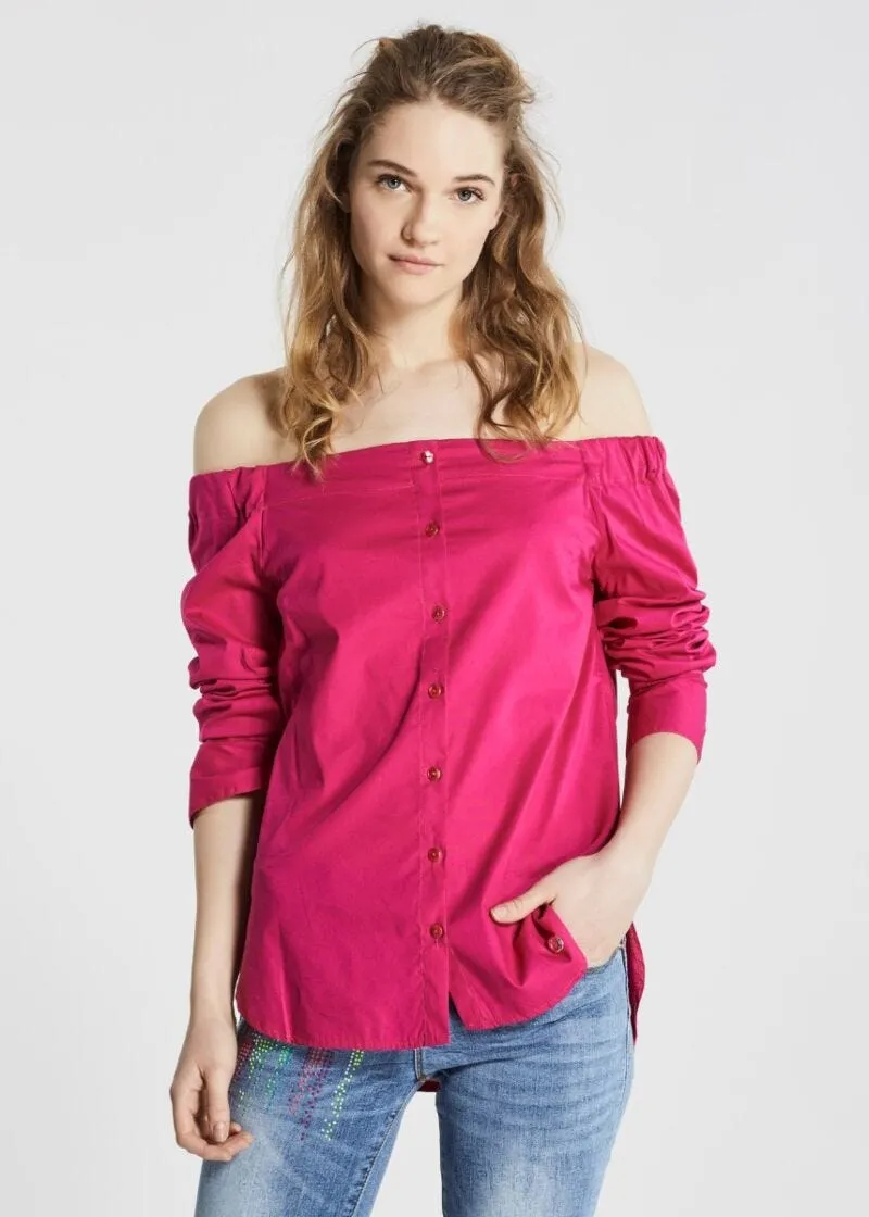 Camicia in popeline di cotone