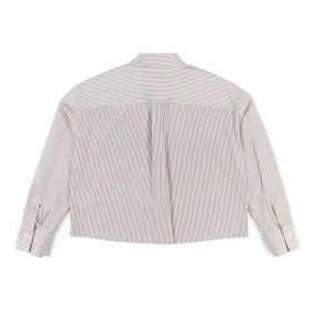 Camicia Sparkling Stripe Cammello B. Cucinelli