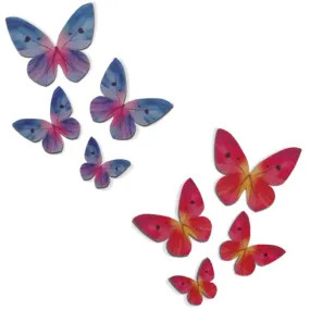 Cialde colorate per farfalle da 3 a 6 cm - Dekora - 79 pz.