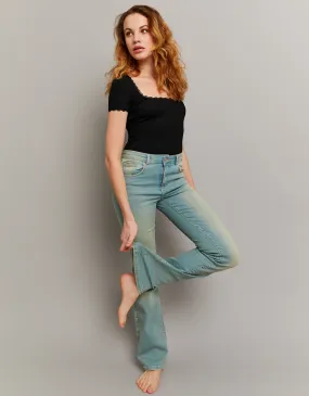 Jeans a Zampa Push Up a Vita Media  