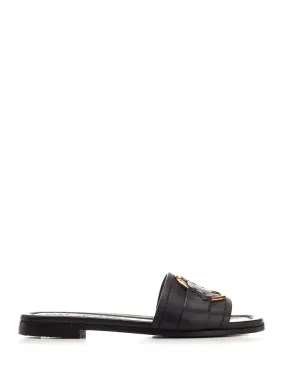   Moncler  Sandalo piatto Bell nero  