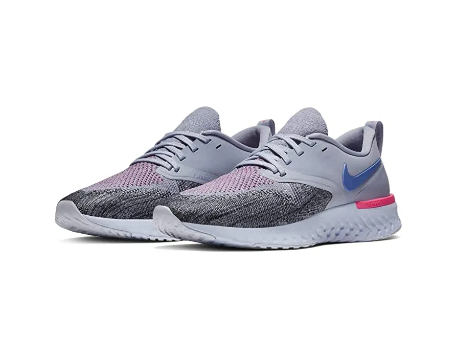 Nike gym shoe Odyssey React 2 Flyknt AH1016 500 grey-fuchsia