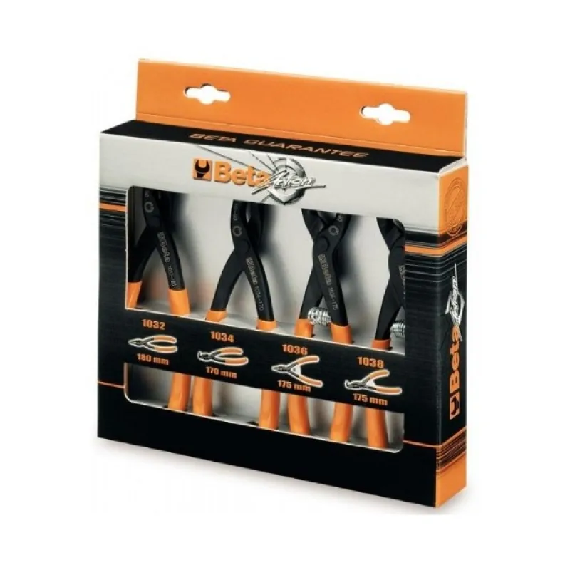 Pinze per anelli elastici segger Beta Action 4 pz 1031S4 Beta 