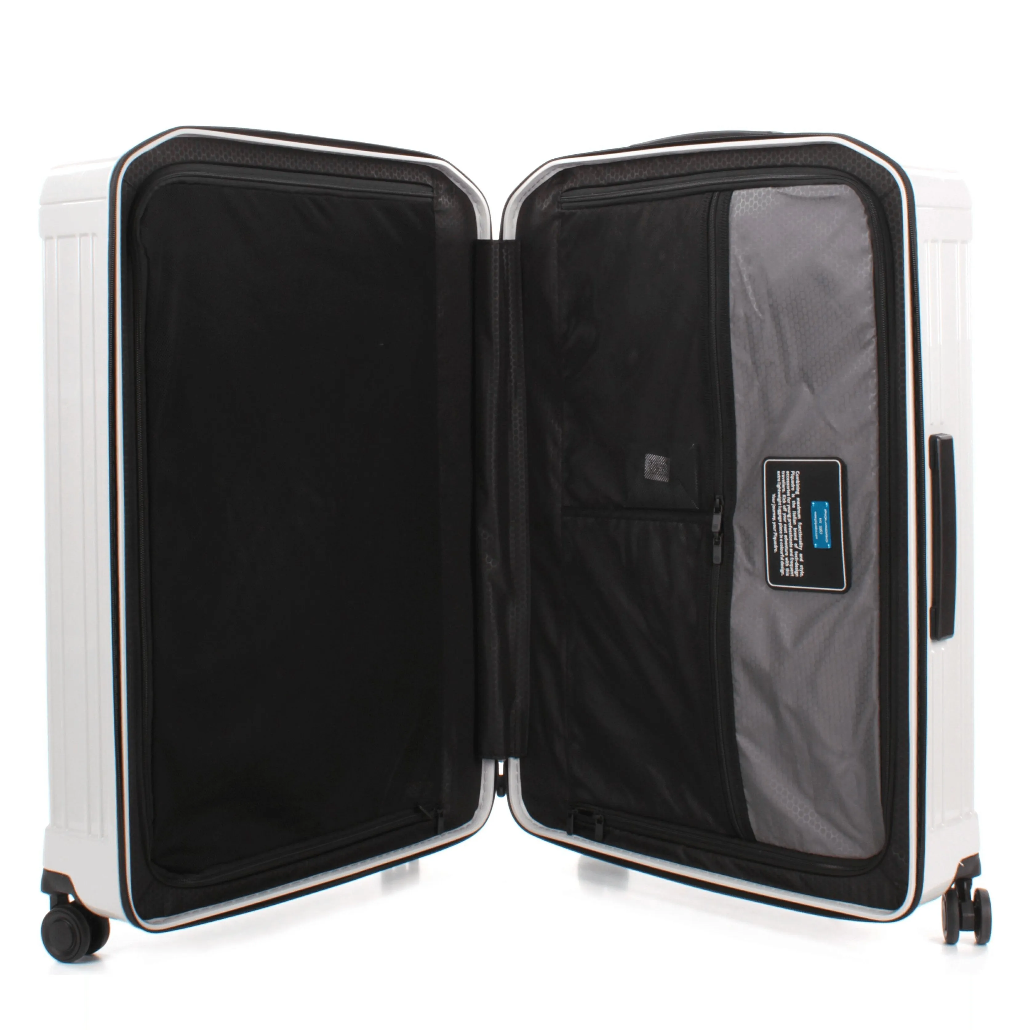 Piquadro Trolley 83l Uomo Policarbonato Grigio/Alluminio