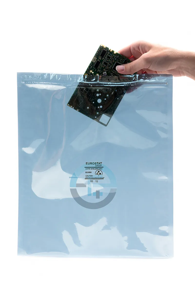 Sacchetto antistatico EUROSTAT 254mm x 203mm, 100 pz.